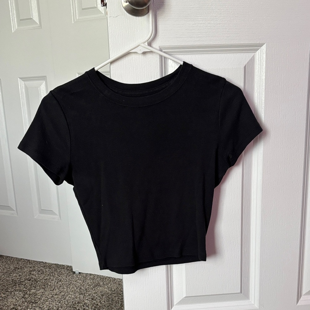 Hollister Black Baby Tee